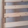 Single oak bed frame Image 5