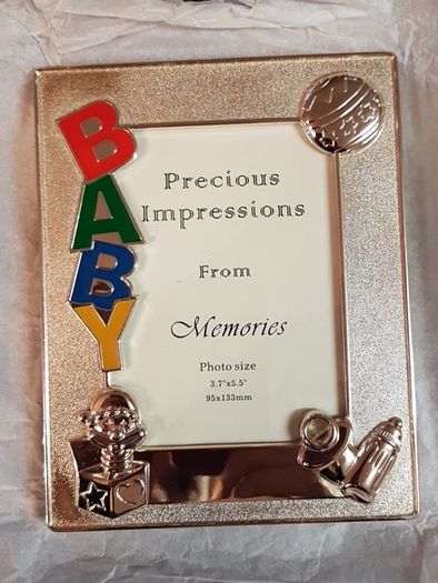 BNIB Silver BABY Photo Frame