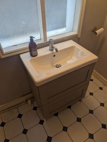 Bathroom Sink Unit with Tap and Drawers