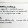 European monarchies Copper/Silver Proof 85th birthday queen Elizabeth II coin stamp cover Image 8