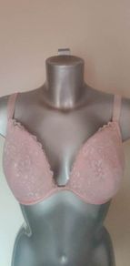 Secret Possessions pink lace underwired padded bra size UK36 E EU80 E Postage included
