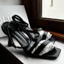 Brand New QUIZ Black Strappy Heels - Size UK 5 / EU 38 (In Box) Image 2