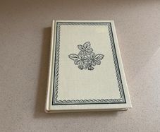 Hardcover clothbound notebook