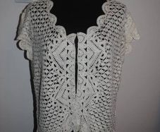 Wallis white knitted sleveless bolero size UK18/20 EU46/48 Perfect condition Postage included