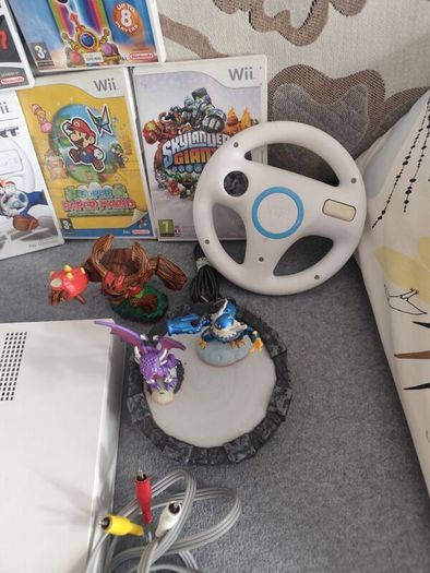 Wii Bundle with Mario Kart, Paper Mario & Skylanders