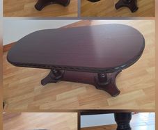 Dark Mahogany Quality Solid Wood Coffee Table