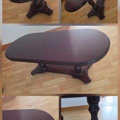 Dark Mahogany Quality Solid Wood Coffee Table