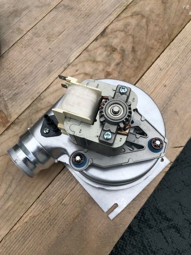 Gas boiler fan
