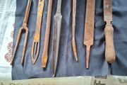 Antique Forged made Wood Carving Tool and Metal Files etc, Postage available or Collection,