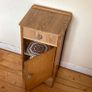 Modern Bedside Locker / Nightstand with Drawer & Cupboard Storage Image 3