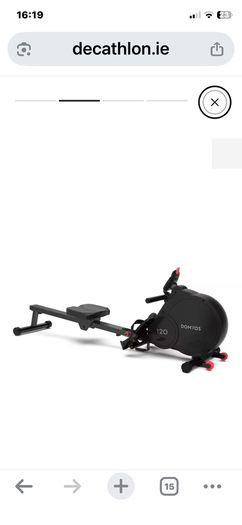 rowing machine domyos essential 120