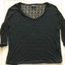 NEXT My essentials ladies black top with lace design size 10 Image 5