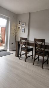 Table with bench and 4 chairs