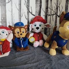 Paw Patrol teddies hand puppets Marshall Chase