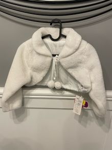 Girls Fur Cape Age 9/10
