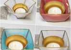 CLEARANCE Incense Burners for resin and charcoal in shell or metal candle holders with sandbag