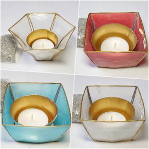 CLEARANCE Incense Burners for resin and charcoal in shell or metal candle holders with sandbag