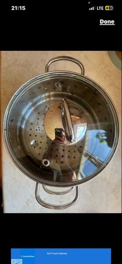 Steamer Cookware Set with Glass Lid Handles Stainless Steel Pan Kitchen Home Cook Chef Healthy Veg Cooking Housewarming induction ceramic gas electric