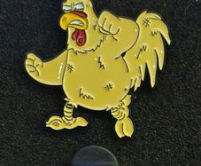 Family guy, Ernie, the giant chicken , pin back badge.