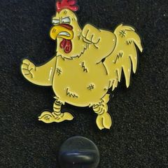 Family guy, Ernie, the giant chicken , pin back badge.