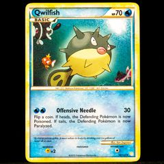 Qwilfish 50/123 Uncommon HeartGold & SoulSilver Base Set Pokemon Card 2010