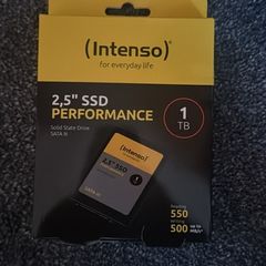 Brand New Intenso 1TB 2.5" SATA III SSD (Sealed)