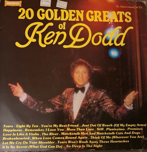 Ken Dodd 20 Golden Greats LP 1980 UK Warwick Vinyl