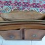 Vintage French leather briefcase Image 3
