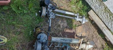Pair of old Boat Engines.