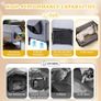 Outdoor Cat House Waterproof, Oxford Cloth Elevated Cat Shelter, Feral Cat Shelter, Insulated Pet Tent for Multiple Cats & Dogs, 18x13x15in (Standard Model) Image 3