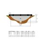 New EXIT Elegant ground trampoline 305cm with Economy safety net Image 2