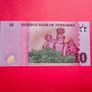 Zimbabwe.  10 Zig  2026   Pick 115 . AA PREFIX ( Uncirculated. ) Image 2