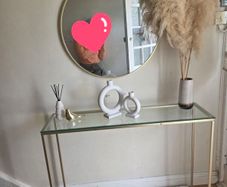 Glass Console Table