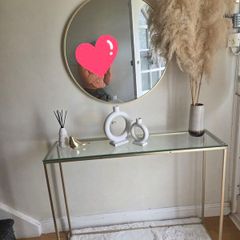Glass Console Table