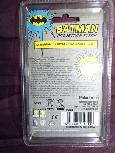 Batman Projection Torch Dc Comics New And Sealed
