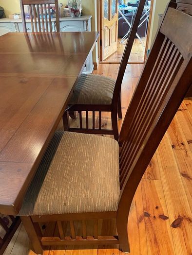 Set of tables and chairs