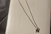 Letter N initial necklace