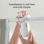 Curtain Smart Opener - Wireless App Automate Timer Control, Add SwitchBot Hub Mini to Make it Compatible with Alexa, Google Home, HomePod, IFTTT (Curtain Rod 2.0 Version, Black) Image 2