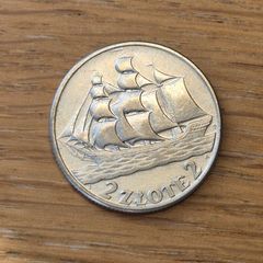 Poland 2 zlote silver coin 1936 Gdynia Seaport