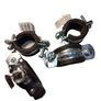 4pcs Metal Pipe Clamp with Rubber Rubber Cushioned Insulated Insulated Pipe Clamp With Screws Free inspection Image 2