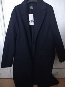 Zara Navy Coat BNWT