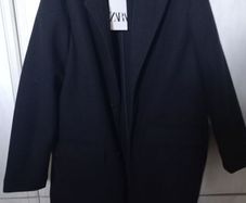 Zara Navy Coat BNWT