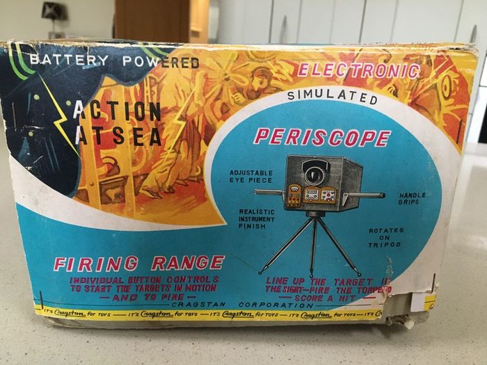 Cragstan Tin Electronic periscope Made in Japan in the 60's