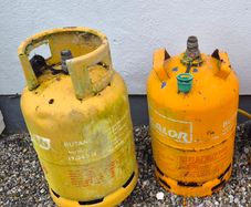 Butane Gas Cylinder x 2 (Empty)