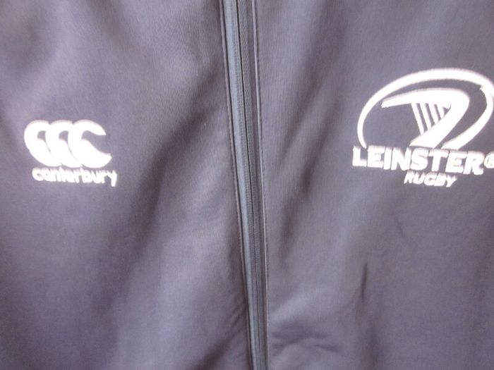 Canterbury Leinster Full Zip Rugby Jumper Mens S