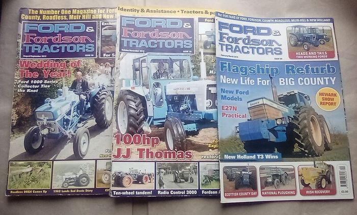 3 Ford Tractor Magazines
