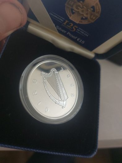 gaa silver proof coin