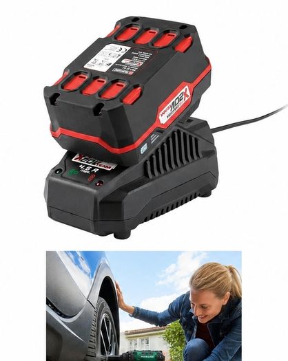 Parkside Powerful 20V 400Nm Cordless Vehicle Impact Wrench With Accessories and Batteries