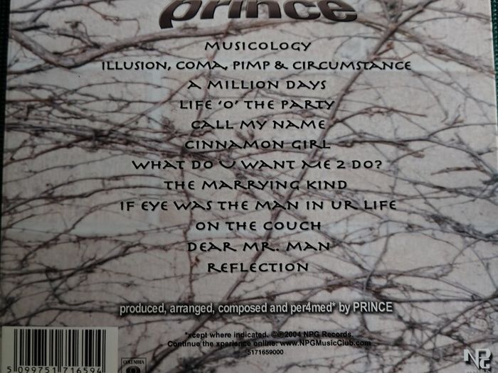 Prince - Musicology CD (2004) Digipak Funk / Soul Pop EX+