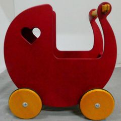 wooden doll pram